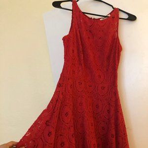 Red Lace Dress